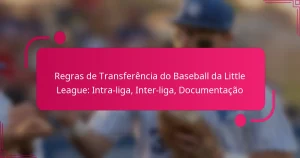 Regras de Transferência do Baseball da Little League: Intra-liga, Inter-liga, Documentação